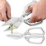 Küchenschere, Haushaltsschere Strapazierfähig Heavy Duty, Allzweckschere, Scharfe Kochschere 2-Teilige Grätenzange Für Küche, Huhn, Geflügel, Fleisch, Kräuter