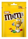 M&M'S | Peanut | Schokolinsen mit Erdnusskern | Schokolade Geschenk | Eine Packung (1 x 150g)