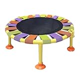 Fitness-Trampolin | Indoor Exercise Workout Rebounder Sport Trampolin, Faltbares Mini-Trampolin Fitness-Rebounder 45cm, Tragfähigkeit 75kg, Ausdauertraining Gartentrampolin Für Kinder Erwachsene