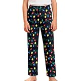 Generisch Jungen Nachtwäschehose mit festlichem Weihnachtsdruck weich bequem für morgendliche sowie gemütliche Abendstunden (Navy, 7-8 Years)