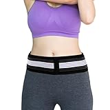 Granvoo Beckengurt, Hüftbandage, Hüftgürt für Damen & Herren - Ischias Bandage, Gürtel für Hüfte Schmerzen, Sacroiliac belt, Iliosakralgürtel Atmungsaktiv, Rutschfest