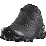 Salomon Herren Speedcross Hiking Shoe, Black Black Quiet Shade, 44 2/3 EU