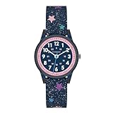 Cander Berlin MNA 4030 Q Kinderarmbanduhr Armbanduhr für Mädchen 3 ATM wasserdicht Lernuhr analog Glitzer Lernuhr Sterne Kinder Ersatzteil