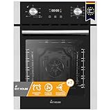 KKT KOLBE Einbaubackofen 45cm | 50L | 2,8kW | Pizzafunktion | Grill | Umluft | Automatik-Timer | 2-fach Wärmeschutzverglasung | Kindersicherung | EB4505ED