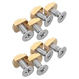 Mikinona 8 Stück Manuelle Installationsmuttern Kajak Heckflossenschrauben Paddleboard T Muttern Surfbrett T Muttern