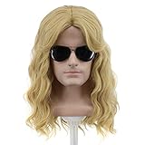 Yuehong Lange Blonde Perücke Männer Party Perücke Für Cosplay Kostüm Halloween Haar Perücken