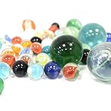 Murmeln Star 500 Gramm Gemischte Glasmurmeln | 500 Gramm Bunte Glasmurmeln Von Premiergames Für Dekoration Oder Murmelspiel | Murmeln Aus Glas