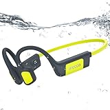 IFECCO Kopfhörer Schwimmen, Knochenschall Kopfhörer Bluetooth 5.4, IP68 wasserdichte Open Ear KopfhöRer mit MP3-Player 32GB Speicher, Unterwasser Sport Kopfhörer für Schwimmen Fahrrad Laufen