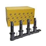 HELLA 5DA 193 175-331 Zündspule - 12V - 6-polig - Blockzündspule - geschraubt