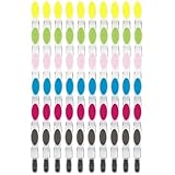 Collazoey 60 Stück Wäscheklammern bunt,rutschfeste Wäscheklammern,Wäscheklammern Plastik,Hinterlässt Keine Spuren, für Wäscheleine oder Wäscheständer,Handtuch, Kleidung, Socken