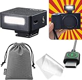 Godox Blitz IM20 Mini Kamerablitz Blitzgerät, Manueller Flash Speedlite, 5 Leistungsstufen, 440 Blitze bei voller Leistung, Kompatibel mit Ricoh GR III RG iii X, Canon Sony Nikon Fujifilm Pentax