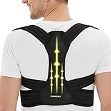 Rücken Geradehalter, Einstellbare Schultergurt Haltungskorrektur Rücken Damen und Herren und Bietet Schmerzlinderung von Nacken, Schulter und oberem und unteren Rücken (Small/Medium)