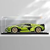Acryl-Vitrinen für le goLamborghini-Supercar-Modell 42115, Staub- und wasserdicht, geeignet zum Ausstellen und Sammeln, transparente Vitrine (nur Vitrine), 62 x 30 x 20 cm, 0,2 mm