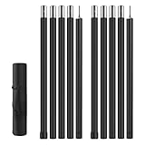 Wresetly 1 Set Zeltstange Campingstange Einstellbare Campingstange Typ 5 Abschnitt Anschluss Zelt für Camping Touring/Camping/Outdoor
