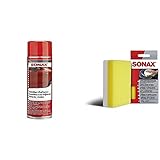 SONAX BaumharzEntferner (400 ml) schnelle und rückstandsfreie Entfernung von organischen Rückständen & ApplikationsSchwamm (1 Stück) zum Auftragen und Verarbeiten von Polituren, Wachsen etc.