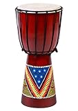 40cm Djembe Trommel Bongo Holz Buschtrommel Drum Fair gehandelt