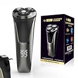 Herren Razor V1 Pro, Ipx7 Wasserdichter Nass Und Trocken Rasierer, Ultra Präzise 4d-Klingen Und Integrierter Trimmer Für Eine Gründliche Und Komfortable Rasur