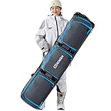 XCMAN Snowboardtasche Robuste 160/190cm Snowboard-Tasche Für -Skitrage-Rucksack Flugreisen geeignet