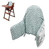 MEYAGOT Kissen Für Hochstuhl, Kissen für Hochstühle, Hochstuhlkissen, Hochstuhl Sitzkissen Sitzverkleinerer für Hochstuhl Baby Sitzt Bequemer(70cm*35cm)