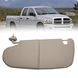 Dasbecan Sonnenblende für die Linke Fahrerseite, kompatibel mit Dodge Ram 1500, 2500, 3500, 2002, 2003, 2004, 2005, 2006, 2007, 2008, 2009, ersetzt # 1CT11TL2AA