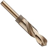Chicago Latrobe 190 C Kobaltstahl-Bohrer, reduzierter Schaft, Gold-Oxid-Finish, runder Schaft, 118 Grad Split Point, 154 cm Größe