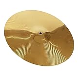 Amosfun Trommelbecken Becken Für Schlagzeug Arborea-becken Klarer Sound Drum-becken Drum-crash-becken Trash-becken Musikinstrument Trommel Becken Ersetzen Messinglegierung Hardware-