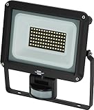 Brennenstuhl LED Strahler JARO 7060 P (LED Wandstrahler für außen IP65, 50W, 5800lm, 6500K, mit Bewegungsmelder und Dämmerungssensor)