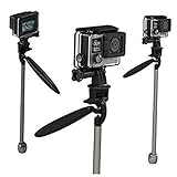 ARTIBETTER Telefonstativ handyhalterung tragbarer handyhalter Cellphone Stand Handy halterungen Phone Holder Handy stabilisator Handheld Handy-Ständer Telefonständer Telefonhalter Black
