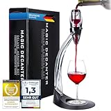 Weinbelüfter Wein-Dekanter Dekantierer; Weinlüfter Deluxe Wein-Ausgießer mit Ständer; Magic Decanter (Deluxe)