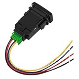 CHICIRIS Langlebiger Schwarzer Druckknopfschalter für 2006-2013, Einfache Installation Zum Hinzufügen von LED-Lichtstäben