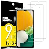NEW'C 3 Stück, Panzer Schutz Glas für Samsung Galaxy A13 5G, A13 4G, A04s, Frei von Kratzern, 9H Härte, HD Displayschutzfolie, 0.33mm Ultra-klar, Ultrabeständig