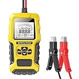Auto Battery Tester 12V/24V, LCD Battery Analyzer Tester Digital Analyzer Tester 100-2000CCA, FBT300 Kfz-Bad Zelle Testwerkzeug, Professionelle Battery Checker Tester für Auto LKW Motorrad