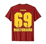 Spanien Sauf Trikot Herren Masturbinho 69 Saufnamen T-Shirt