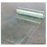Transparente Acryl-Kunststoffplatte, 1 mm, schwer entflammbar, FRP-Dachplatte für Gewächshaus, Auto, Schuppen, Sonnenraum, schlagfeste Tageslichtplatte, transparent, 1 mm Größe