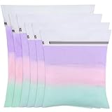 Dntorx 6 Stück Wäschenetz für Waschmaschine, Wäschesack Waschmaschine in 4 Größen Wäschebeutel Laundry Bag mit Reißverschluss für Hemden Pullover Mäntel Jeans Unterwäsche Babykleidung