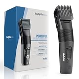 BaByliss Precision Cut Haarschneider, Kabellose Haarschneidemaschine, 0,5-24mm, 13 Längeneinstellungen, 60 Minuten Laufzeit, Klinge aus rostfreiem Edelstahl, Schwarz, E786E