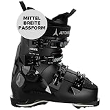 ATOMIC HAWX PRIME 85 W Skischuhe Frauen - Größe 23/23.5 - Alpin-Skischuh in Black/Stone - Boots mit 3D Knöchel & Ferse für präzisen Sitz - mittelbreite Skistiefel für Fortgeschrittene