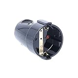 as - Schwabe Kupplung - Schutzkontaktkupplung - Anschluss Leitungen bis max. 1,5mm² - 230V - 16A - IP20 - Schwarz - 45012