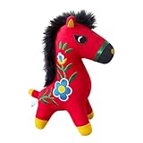 Generico 2026 Jahr Pferd Plüschtiere, 23cm Weiche Traditionelle Niedliche Puppe, Plüsch Kinder Pferd Thema, Für Familie Freunde Kollegen Festival Zuhause Reise Neujahr Zimmer Und Wohnzimmer