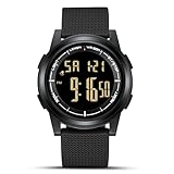 HANPOSH Uhren Herren Digital Herrenuhr 3ATM Wasserdicht Armbanduhr Herren Digitaluhr mit Wecker, Stoppuhr, Kalender