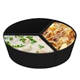 Duroecsain Trenneinsatz für Schmorkocher, Trennwände für Schongarer, Trennwände für Schongarer, wiederverwendbare Silikon-Trenner, auslaufsicher, geeignet