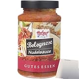 usy Bundle für Hofgut Nudelsauce Bolognese (480g Glas) + usy Block