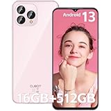 CUBOT P80 – 6,5-Zoll-FHD+-Smartphone, 8 GB und 512 GB, 48-MP-Dreifachkamera, 5200-mAh-Akku, Android 13, OctaCore-Prozessor, Pinke Farbe