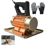 Betonrüttler Klein Rüttelplatte Elektrisch, Verdichter Stampfer Bodenverdichter, 370W Rüttler, Ein-Knopf-Sperre für Dauerbetrieb, für Zementbodenreparatur und Ausgleich von Garagenneigungen
