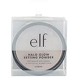 e.l.f. Halo Glow Setting Powder, Seidig, Verwischend, Glättet, Minimiert Poren Und Feine Linien, Erzeugt Einen Weichen Fokus-Effekt, Halbmattes Finish, Vegan & Tierversuchsfrei, Light, 6,8 g
