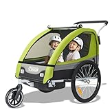 Tiggo Kinderanhänger Jogger 2 in 1 Kinderfahrradanhänger Fahrradanhänger Anhänger 50402