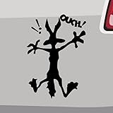 generisch Autsch Koyote Aufkleber 6 Größen 21 Farben- Ouch Cartoon Comic Lustig Roadrunner