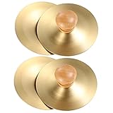 AKOOSY 2paare Kupfer Finger-zimbeln Für Junge Mädchen Stabiles Percussion Instrument Für Tanz Und Musik Für Partys Und Rhythmusförderung