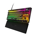 SteelSeries Apex Pro TKL (2023) - Mechanische Gaming-Tastatur – Die weltweit schnellste Tastatur – Anpassbares Ansprechverhalten – E-Sports TKL-Formfaktor – RGB – Deutsches (QWERTZ) Layout