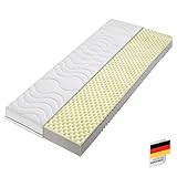 BeCo Matratze 90x200 cm Nightstyle Visko Komfortschaum H2 / Stiftung Warentest GUT getestet/Oeko-TEX Standard 100 / Made in Germany